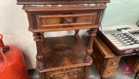 MARBLE TOP WASH STAND - 5