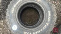 PAIR OF BFG GOODRICH MUD TERRAIN TYRES - 3