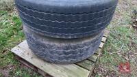 2 X 385/65 R22.5 LORRY WHEELS & TYRES - 2