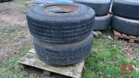 2 X 385/65 R22.5 LORRY WHEELS & TYRES - 4