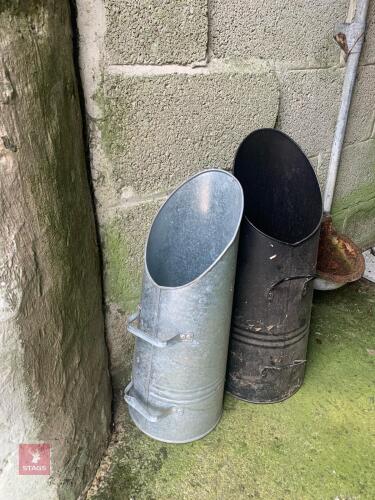 2 COAL SCUTTLES