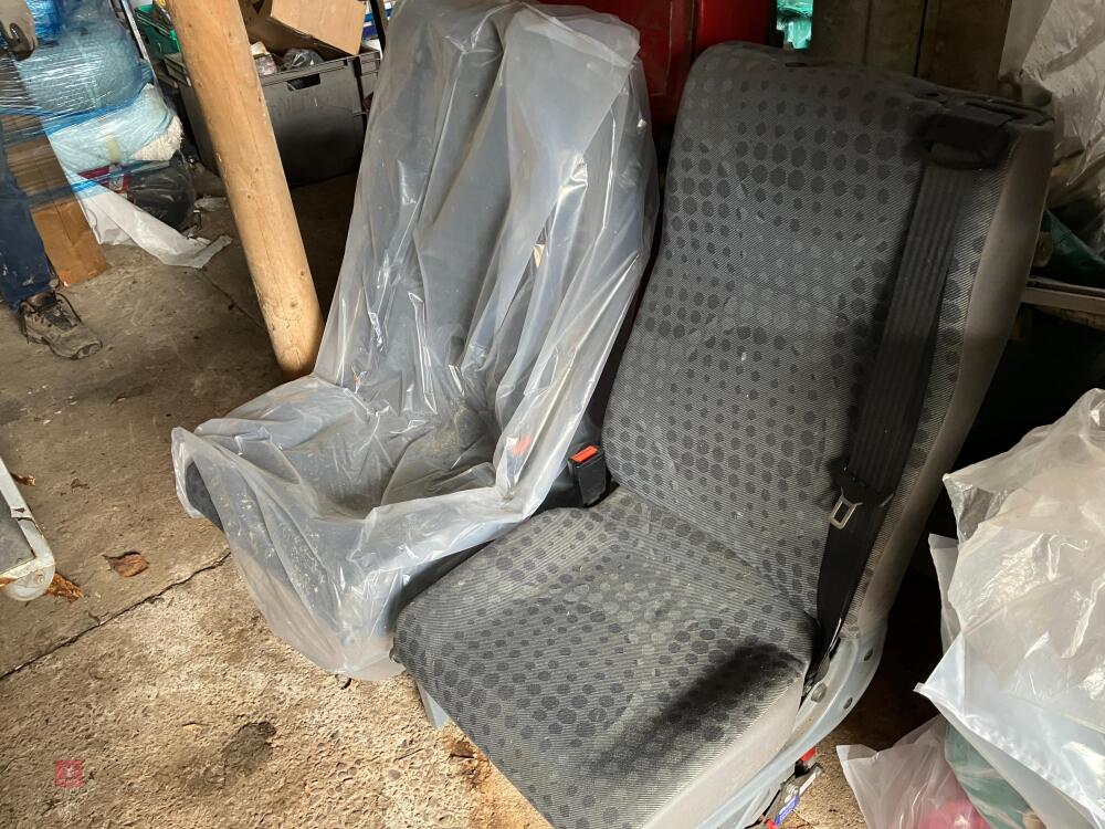 2 TRANSIT VAN SEATS & SEATBELTS