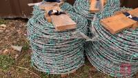 4 ROLLS OF 200M BARBED WIRE - 2