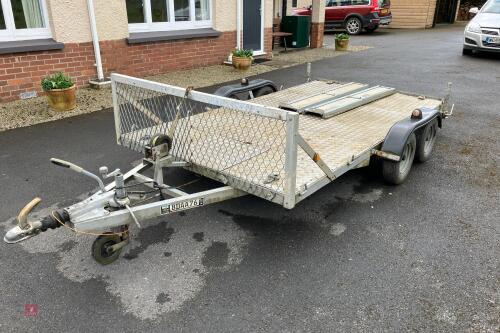 11' X 6' TWIN AXLE FLATBED TRAILER