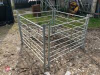4 X 4' GALVANISED SHEEP HURDLES