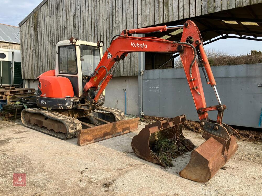 2006 KUBOTA U45-3A 4.5T EXCAVATOR
