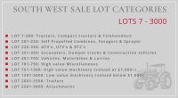 SOUTH WEST SALE LOT CATEGORIES