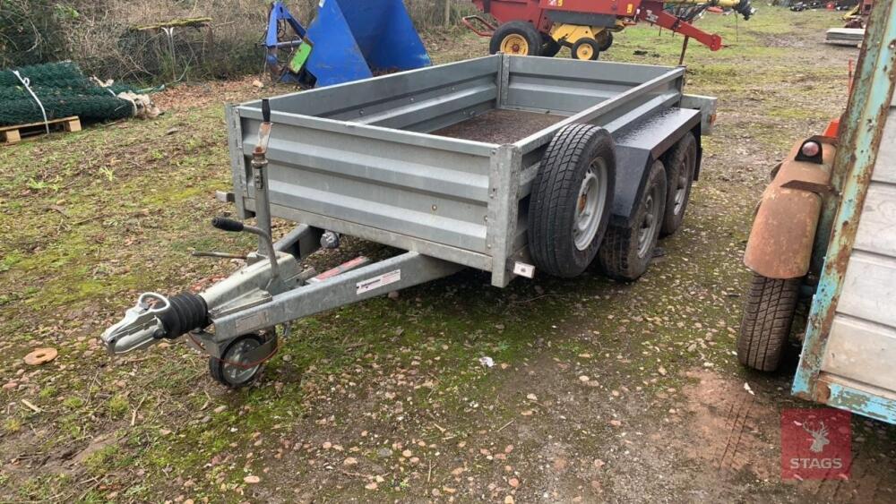 8'7" X 4'5" TWIN AXLE PLANT TRAILER