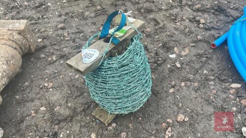 PART ROLL OF BARBED WIRE