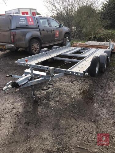 12' X 6' WOODFORD CAR TRANSPORT TRAILER