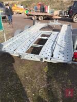 12' X 6' WOODFORD CAR TRANSPORT TRAILER - 3