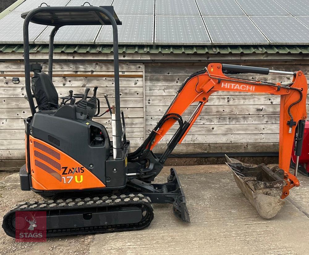 2014 HITACHI ZX17 U-2 MINI EXCAVATOR