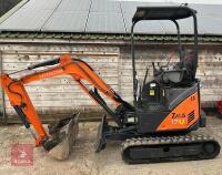 2014 HITACHI ZX17 U-2 MINI EXCAVATOR - 2