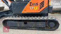 2014 HITACHI ZX17 U-2 MINI EXCAVATOR - 9