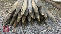 QUANTITY OF USED FENCING STAKES