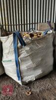 DUMPY BAG OF OAK LOGS - 2