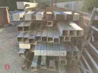 55 GALVANISED SQUARE GATE HANGING POSTS - 4