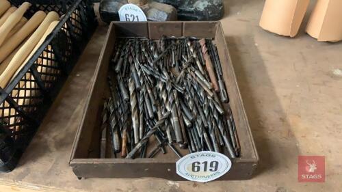 BOX OF DRILL BITS