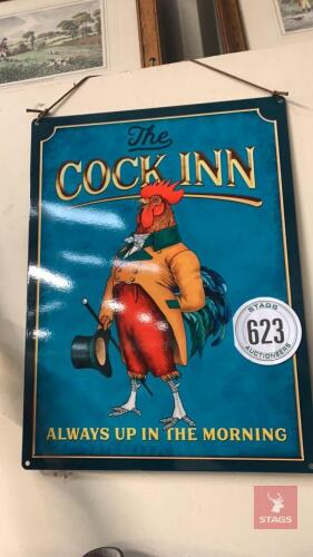 'COCK INN' SIGN