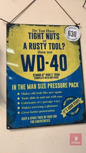 WD-40 SIGN