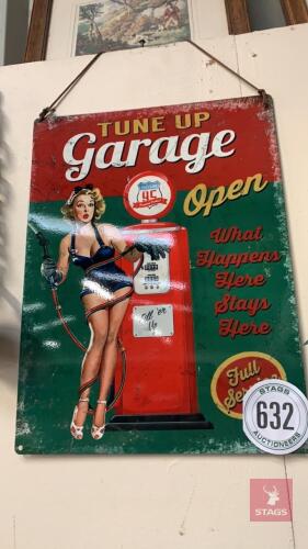 TUNE-UP GARAGE SIGN