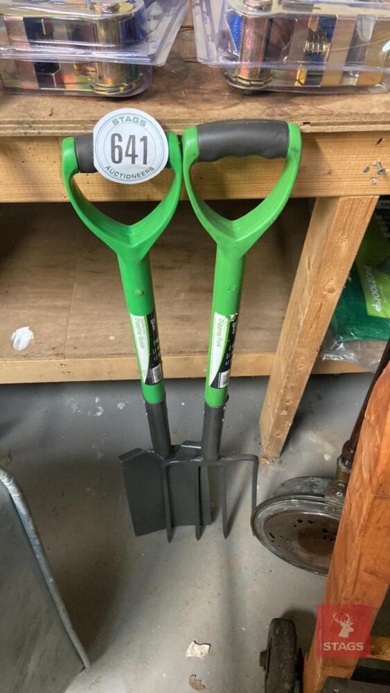 GARDEN FORK & SPADE