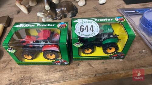 PAIR OF TOY TRACTORS