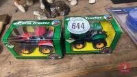 PAIR OF TOY TRACTORS