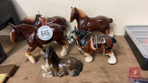 HORSE FIGURINES