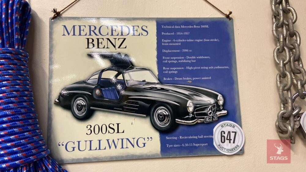 MERCEDES BENZ SIGN