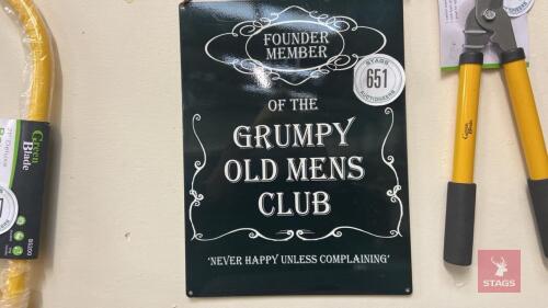 GRUMPY OLD MEN SIGN