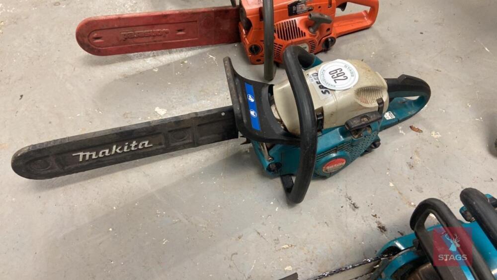 MAKITA CHAINSAW - WORKING