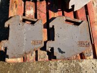 2 X 45KG MASSEY FERGUSON FRONT WEIGHTS