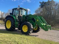 2016 JOHN DEERE 6125M 4WD TRACTOR