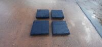 4 X SQUARE 320MM MANHOLE COVERS