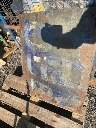 LRG RUSTIC ANTIQUIE VINTAGE METAL SIGN