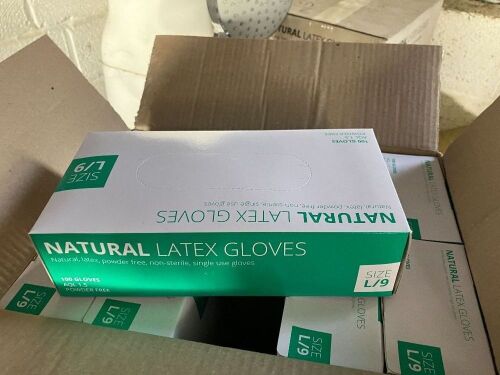 10 X 100L LATEX GLOVES