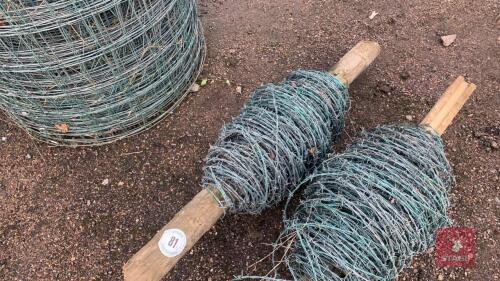 APPROX 200M OF BARBED WIRE