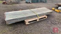 27 X 8' X 2'2 SHEETS OF USED CORREGATED - 4