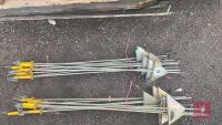 10 AS NEW ELECTRIC FENCE STAKES