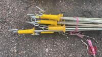 10 AS NEW ELECTRIC FENCE STAKES - 3