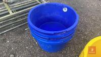 5 80KG EQUINE/ANIMAL FEEDERS (BLUE) - 2