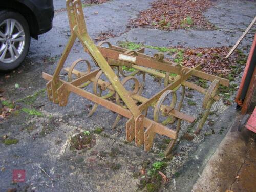 SPRINGTINE HARROW FOR COMPACT TRACTOR