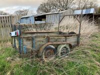 8' X 4' CAR TRAILER - 8