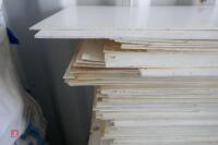 LARGE QTY OF APPROX 3' X 1' BOARDS - 4