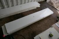 APPROX 60 8' X 1.5' PLASTIC BOARDS - 2