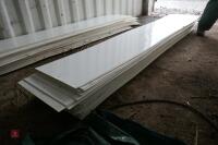 APPROX 60 8' X 1.5' PLASTIC BOARDS - 3