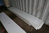 APPROX 60 8' X 1.5' PLASTIC BOARDS - 2