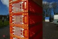 10 D3 PLASTIC POULTRY CRATES - 6