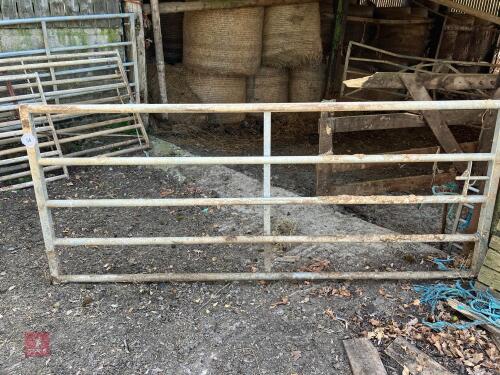9' GALVANISED YARD GATE